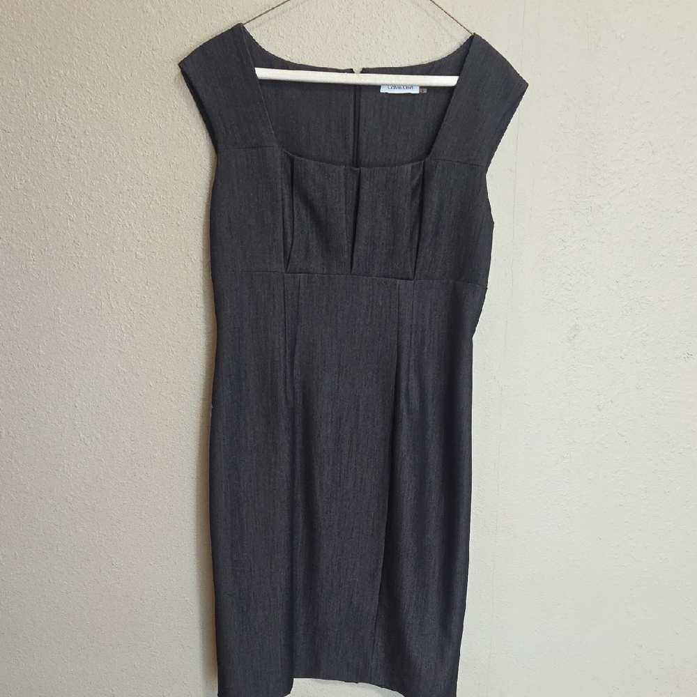 Calvin Klein Denim Midi Dress